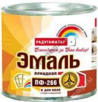 Радугамалер эмаль для пола быстросохн. желто-корич. 0,9л